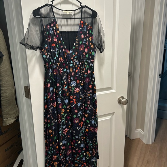 Black floral dress - Picture 1 of 5